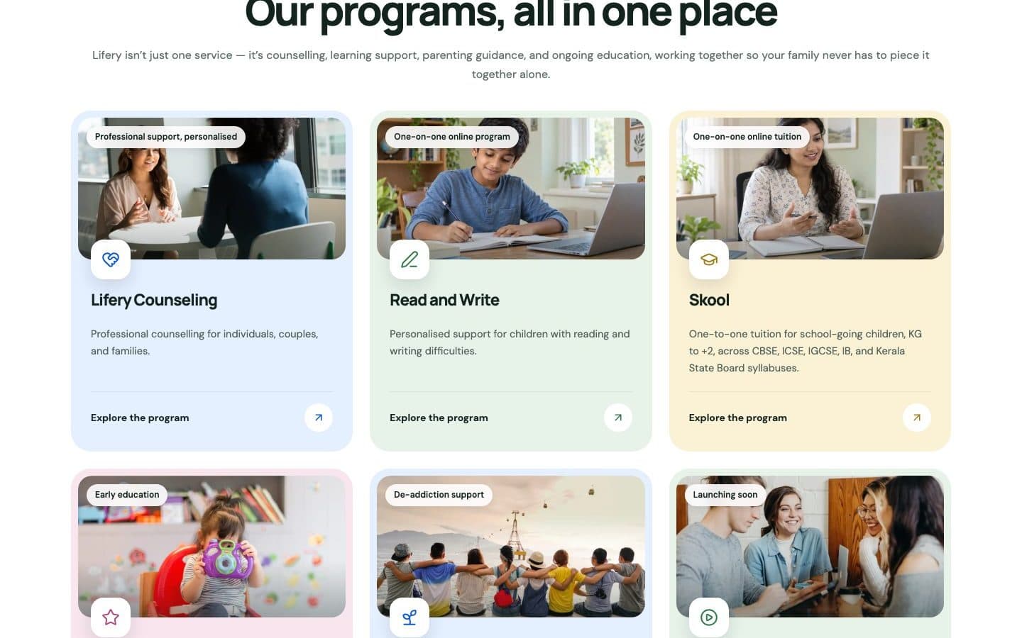 Lifery — All programmes in one place