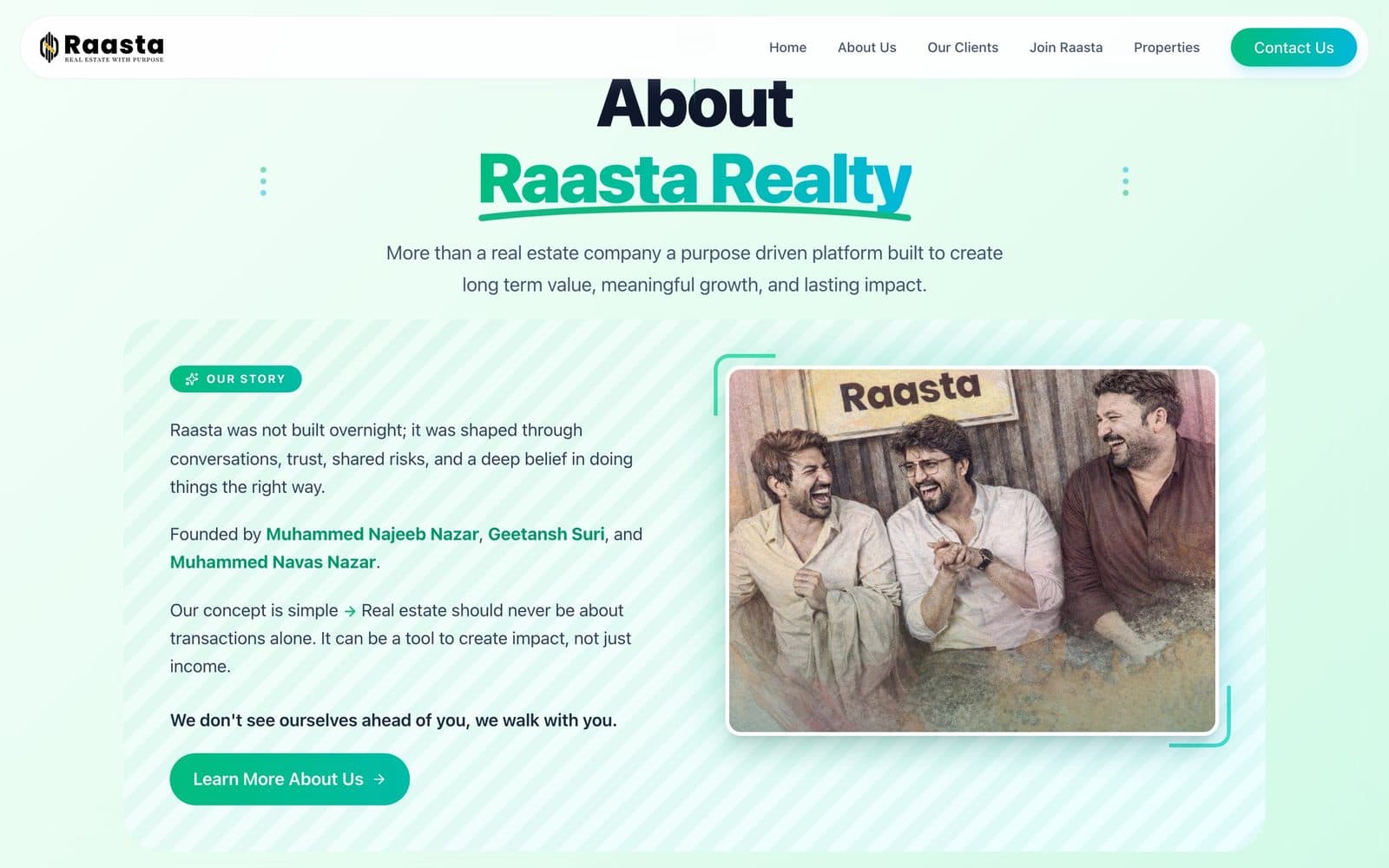 Raasta Realty — Founders’ story