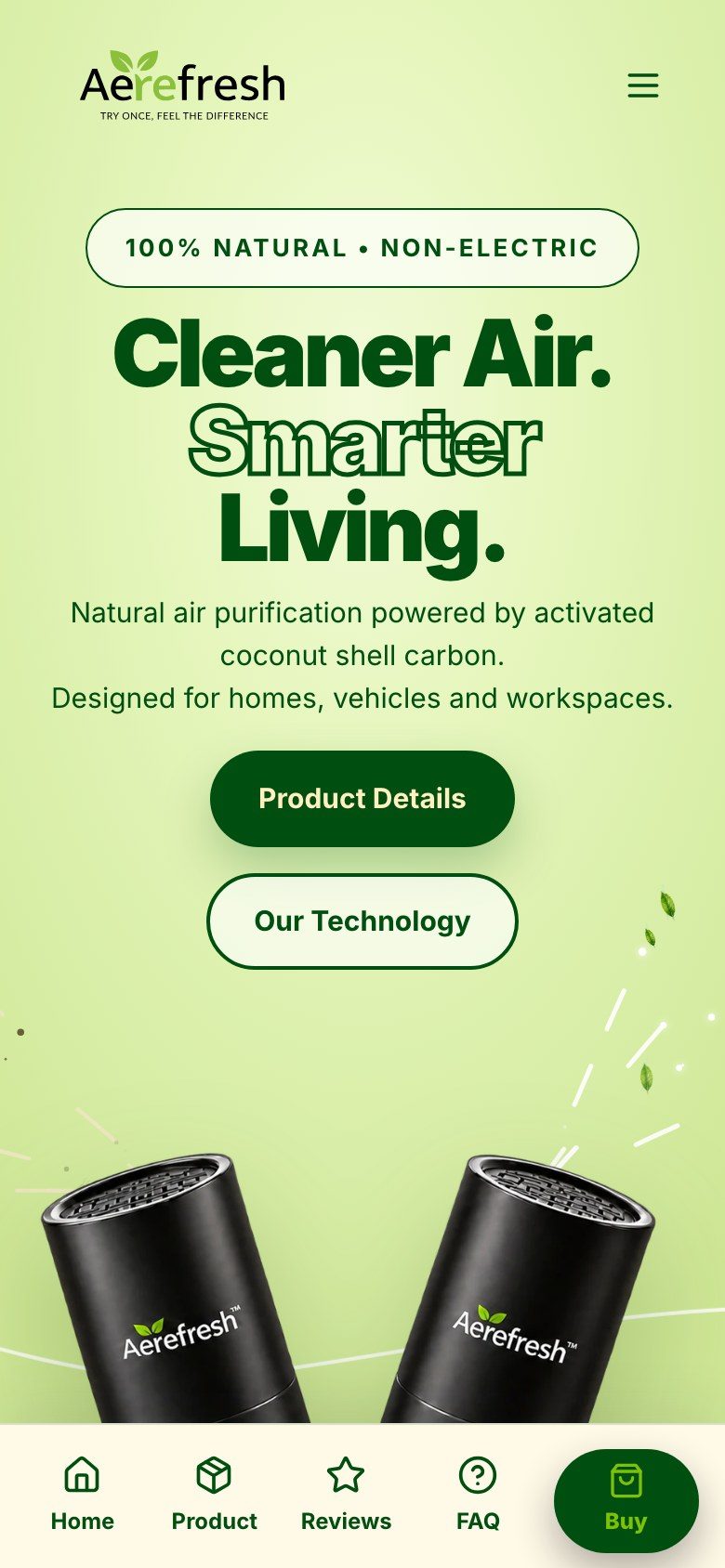 Aerefresh on mobile