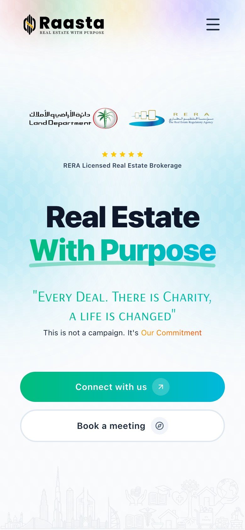 Raasta Realty on mobile